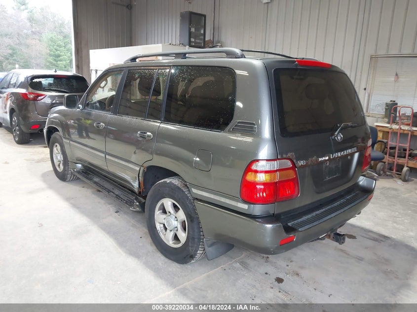 2000 Toyota Land Cruiser VIN: JT3HT05J7Y0091666 Lot: 39220034