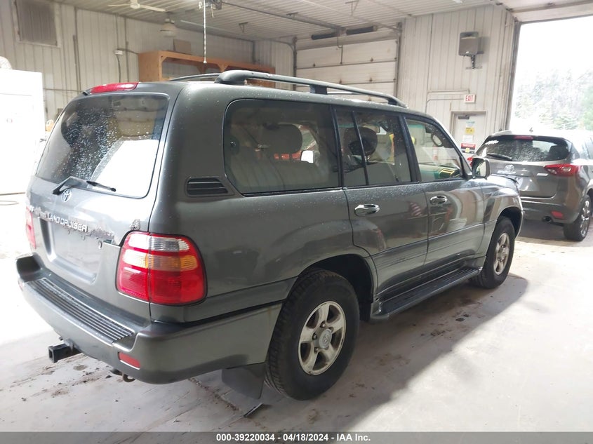 2000 Toyota Land Cruiser VIN: JT3HT05J7Y0091666 Lot: 39220034