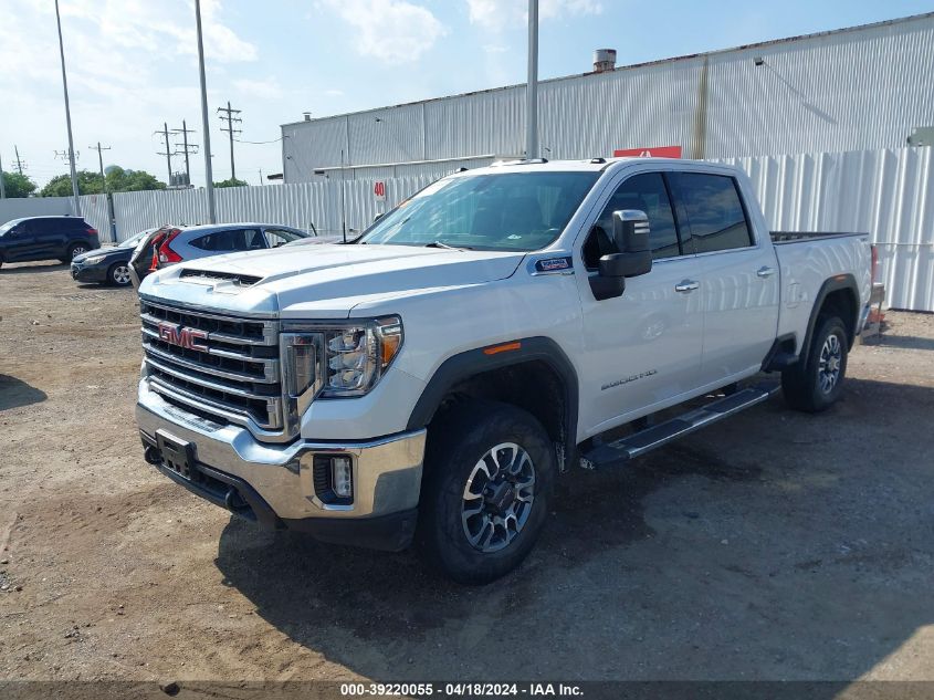 2022 GMC Sierra 2500Hd 4Wd Standard Bed Slt VIN: 1GT49NEYXNF153234 Lot: 39220055