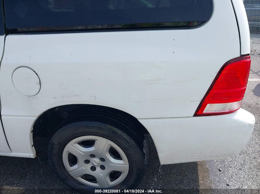 2006 Ford Freestar Se VIN: 2FMZA51606BA24354 Lot: 39220081