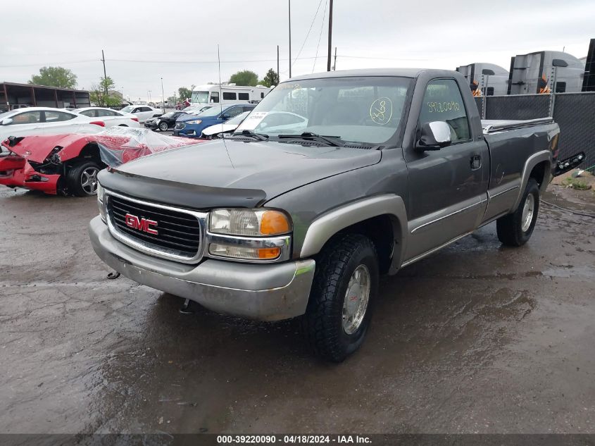 2000 GMC Sierra 1500 Sle VIN: 1GTEK14V0YE301085 Lot: 39220090