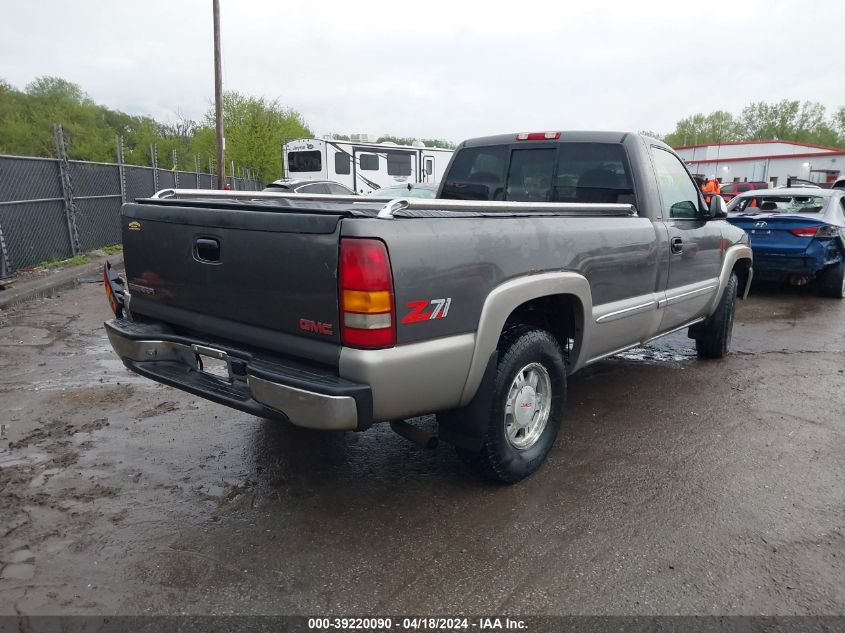 2000 GMC Sierra 1500 Sle VIN: 1GTEK14V0YE301085 Lot: 39220090