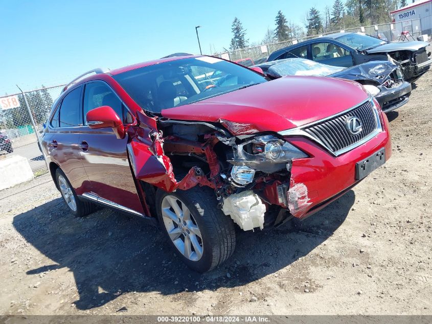 2010 Lexus Rx 350 VIN: 2T2BK1BA2AC075901 Lot: 39220100