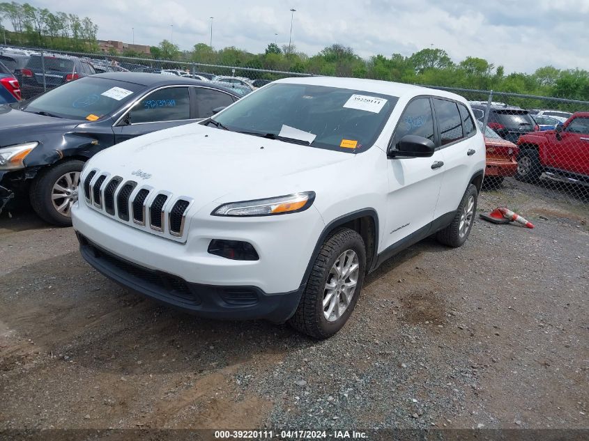 2015 Jeep Cherokee Sport VIN: 1C4PJMAB9FW594466 Lot: 39220111