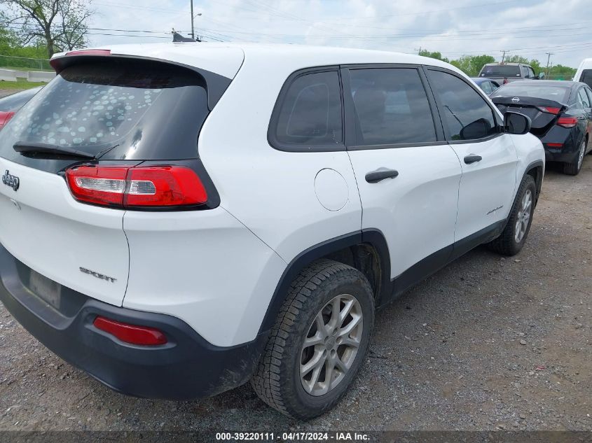 2015 Jeep Cherokee Sport VIN: 1C4PJMAB9FW594466 Lot: 39220111