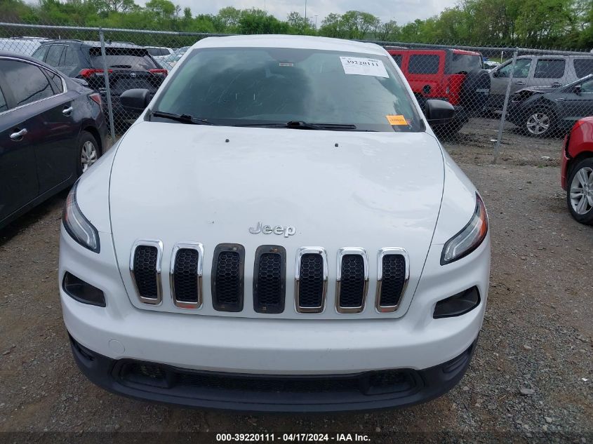 2015 Jeep Cherokee Sport VIN: 1C4PJMAB9FW594466 Lot: 39220111