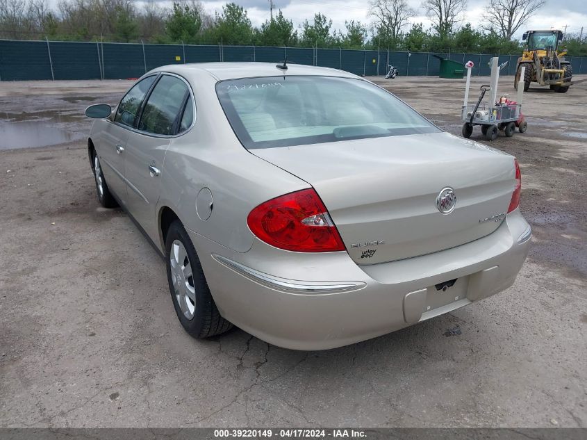 2008 Buick Lacrosse Cx VIN: 2G4WC582281380314 Lot: 39220149