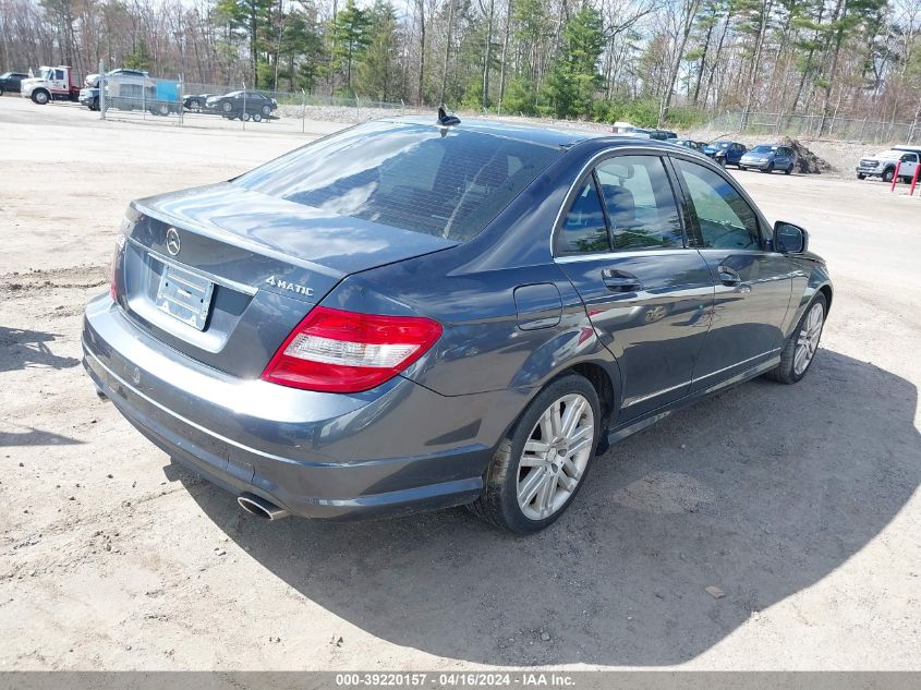 WDDGF81X08F060527 | 2008 MERCEDES-BENZ C 300