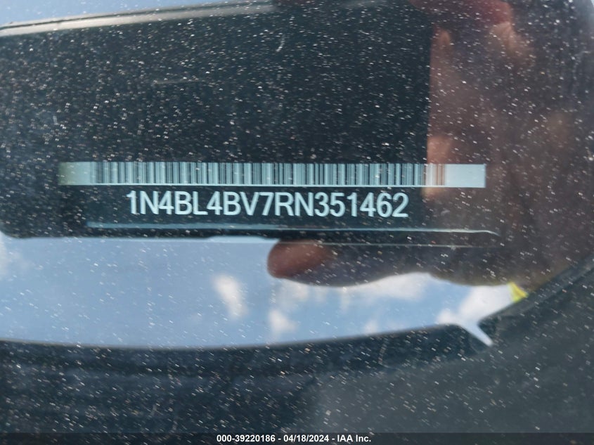 VIN 1N4BL4BV7RN351462 2024 NISSAN ALTIMA S