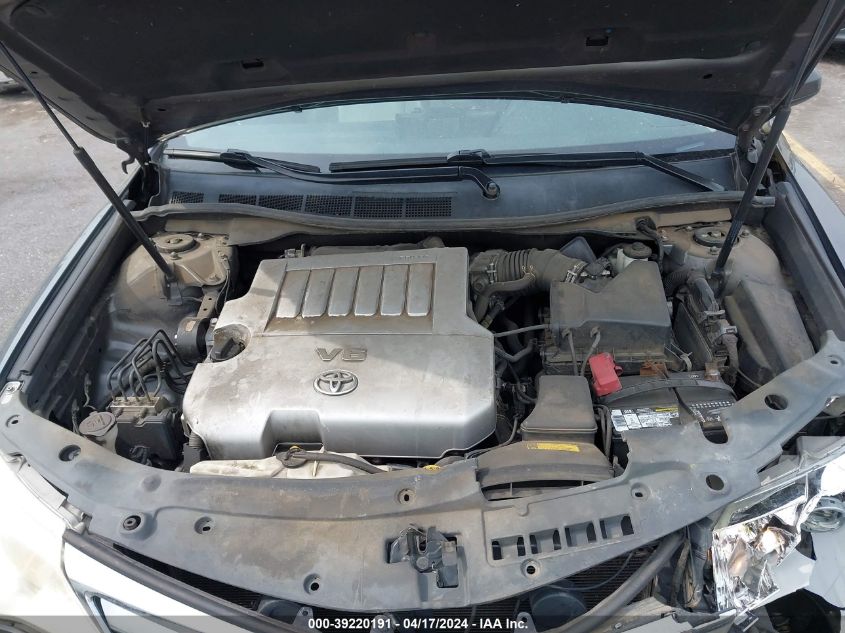 2012 Toyota Camry Xle V6 VIN: 4T1BK1FK0CU008464 Lot: 39220191