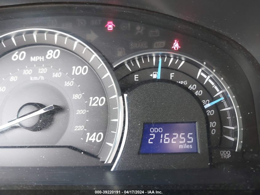 2012 Toyota Camry Xle V6 VIN: 4T1BK1FK0CU008464 Lot: 39220191