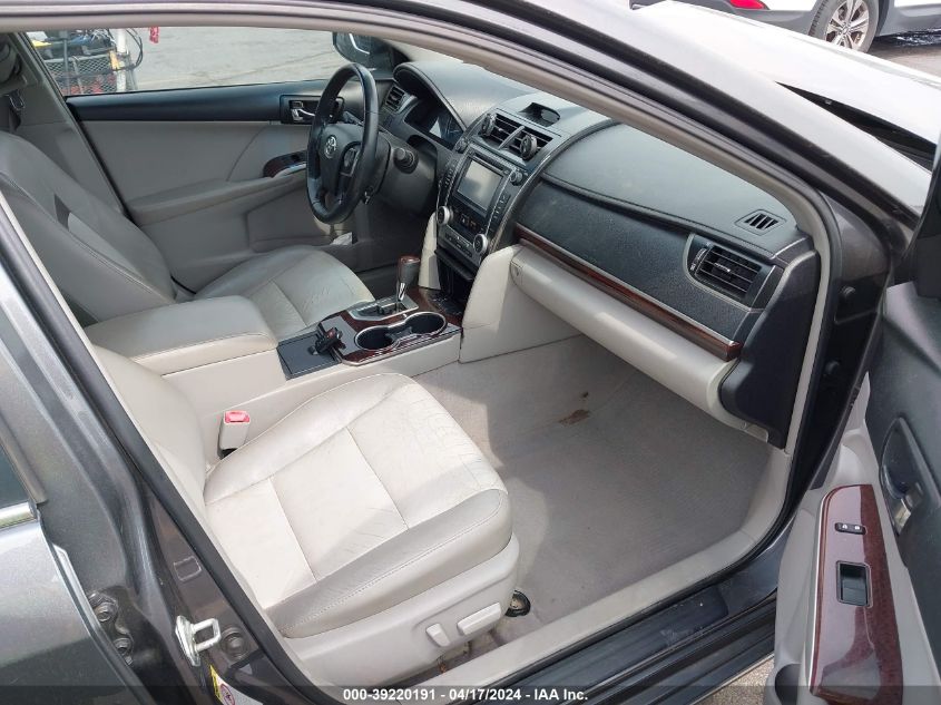 2012 Toyota Camry Xle V6 VIN: 4T1BK1FK0CU008464 Lot: 39220191