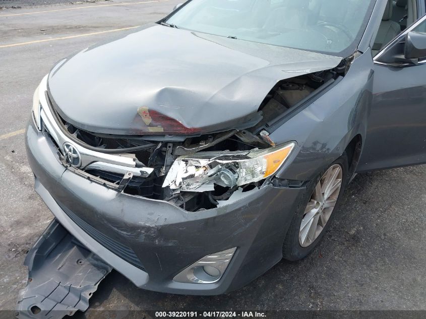 2012 Toyota Camry Xle V6 VIN: 4T1BK1FK0CU008464 Lot: 39220191