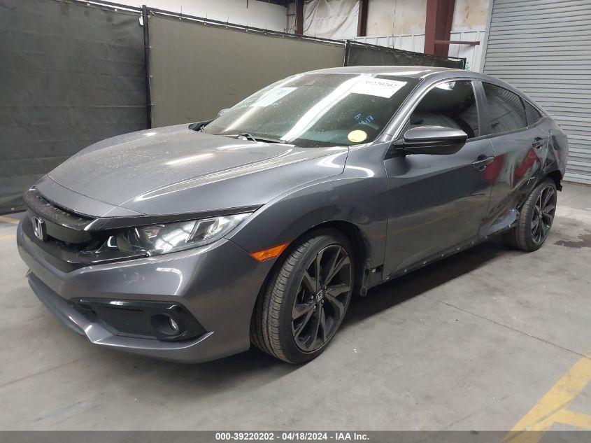 2020 Honda Civic Sport VIN: 2HGFC2F89LH582515 Lot: 39220202
