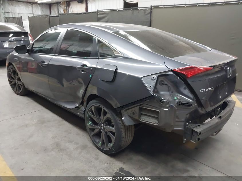 2020 Honda Civic Sport VIN: 2HGFC2F89LH582515 Lot: 39220202