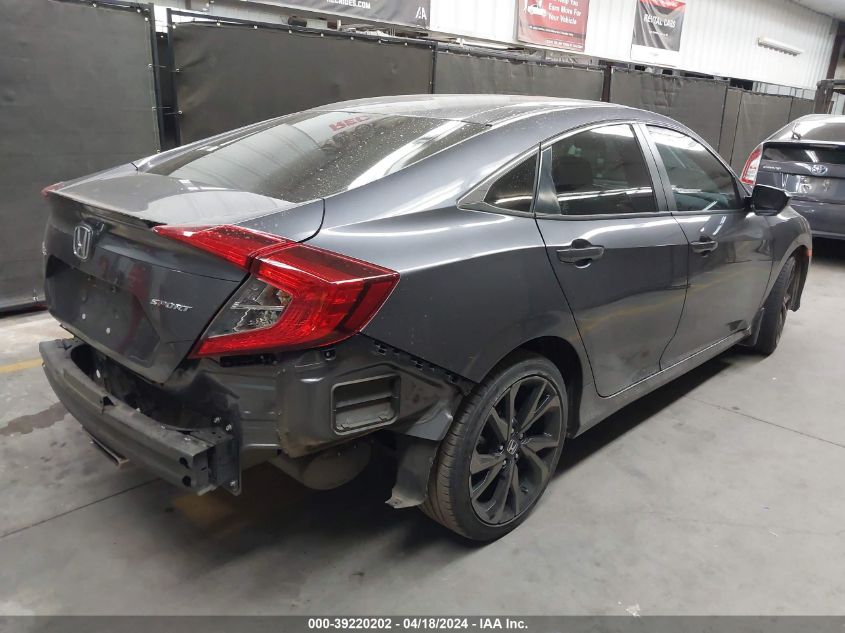 2020 Honda Civic Sport VIN: 2HGFC2F89LH582515 Lot: 39220202