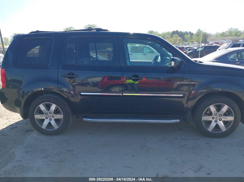 2013 Honda Pilot Touring VIN: 5FNYF4H90DB078894 Lot: 39220208