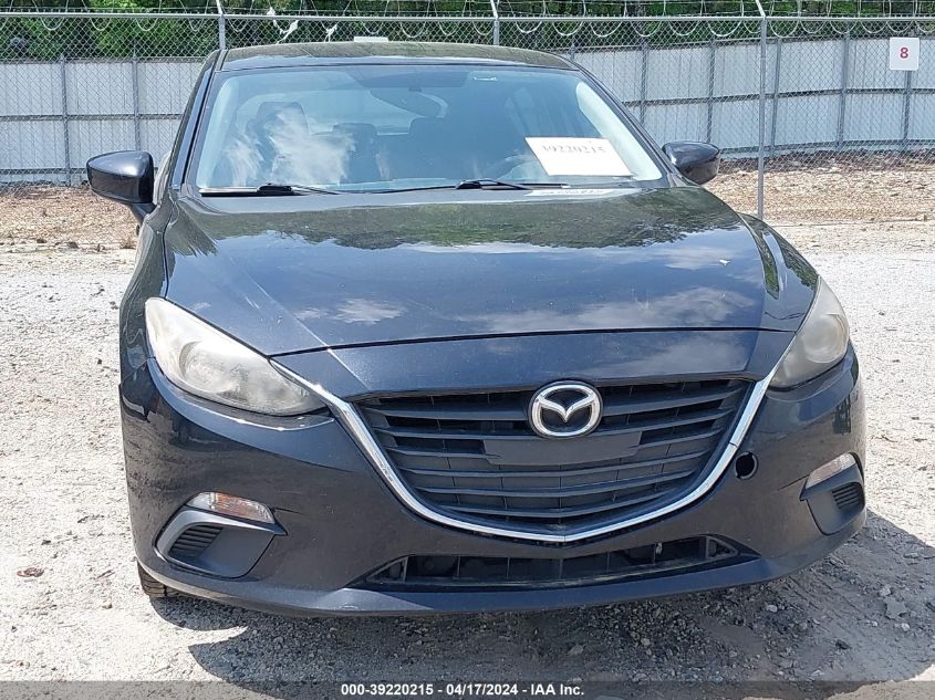 2014 Mazda Mazda3 I Sport VIN: JM1BM1K76E1148281 Lot: 39220215