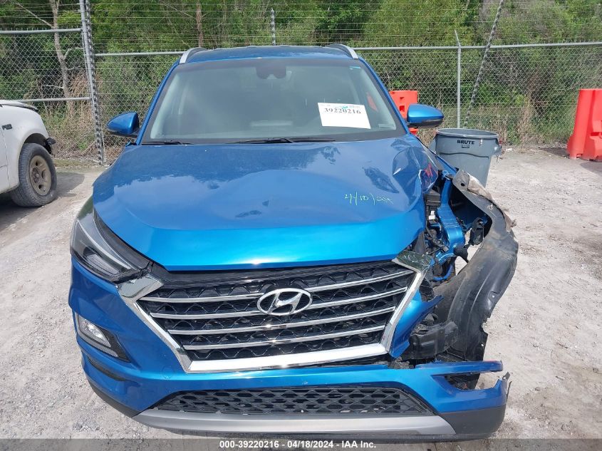 2020 Hyundai Tucson Limited VIN: KM8J33AL0LU237392 Lot: 39220216