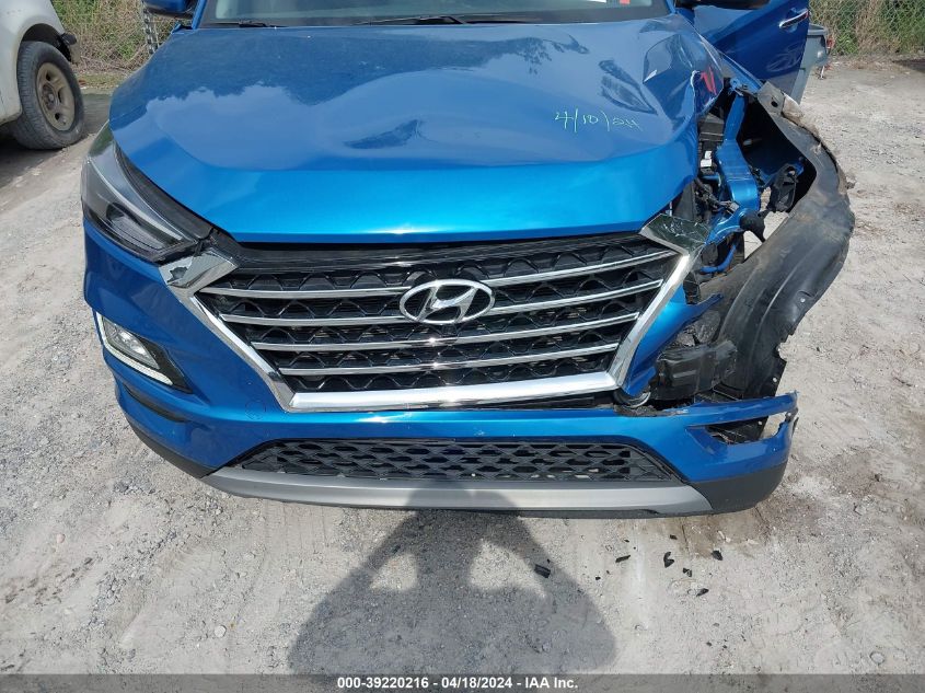 2020 Hyundai Tucson Limited VIN: KM8J33AL0LU237392 Lot: 39220216