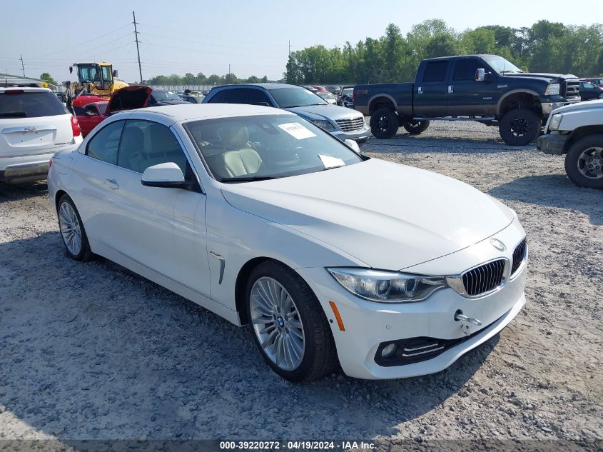 2015 BMW 428I VIN: WBA3V5C5XFP752014 Lot: 39220272