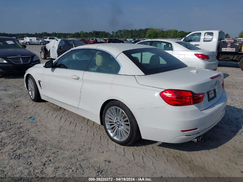 2015 BMW 428I VIN: WBA3V5C5XFP752014 Lot: 39220272