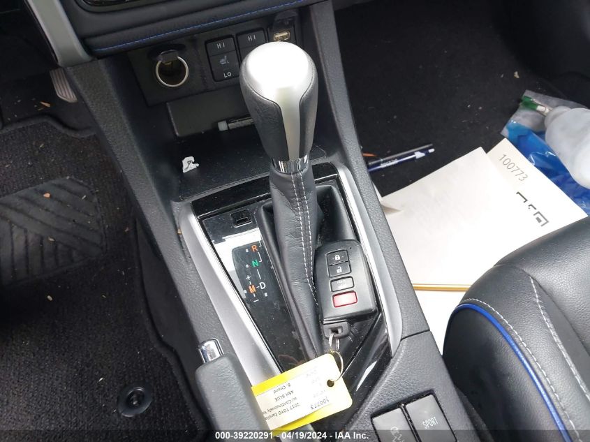 2017 Toyota Corolla Xse VIN: 2T1BURHE3HC767635 Lot: 39220291