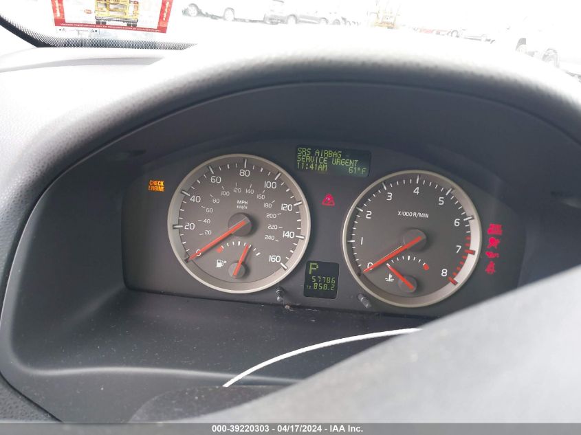 2007 Volvo S40 2.4I VIN: YV1MS382X72252642 Lot: 39220303