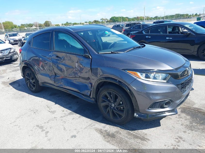 2022 Honda Hr-V 2Wd Sport VIN: 3CZRU5H11NM745814 Lot: 39220324