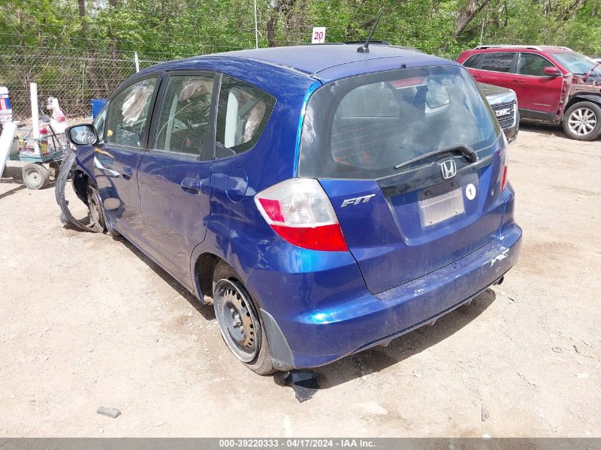 2010 Honda Fit VIN: JHMGE8H21AS019388 Lot: 39220333