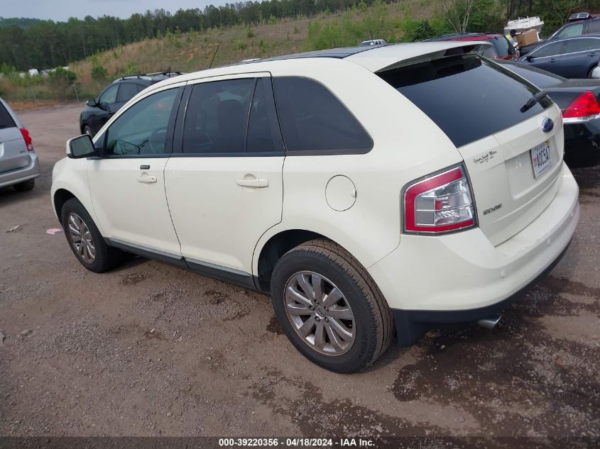 2007 Ford Edge Sel Plus VIN: 2FMDK39C27BB50772 Lot: 39220356