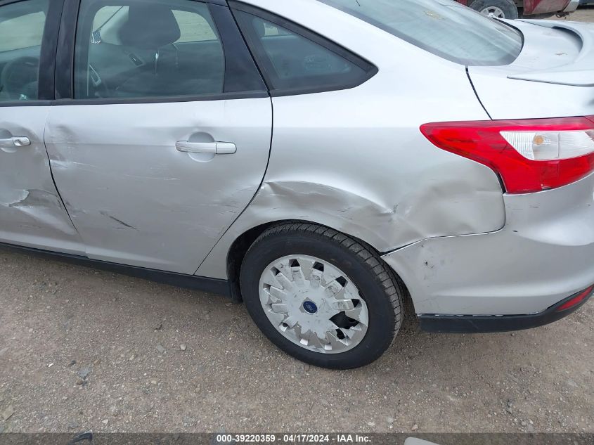 2012 Ford Focus Se VIN: 1FAHP3F22CL346648 Lot: 39220359