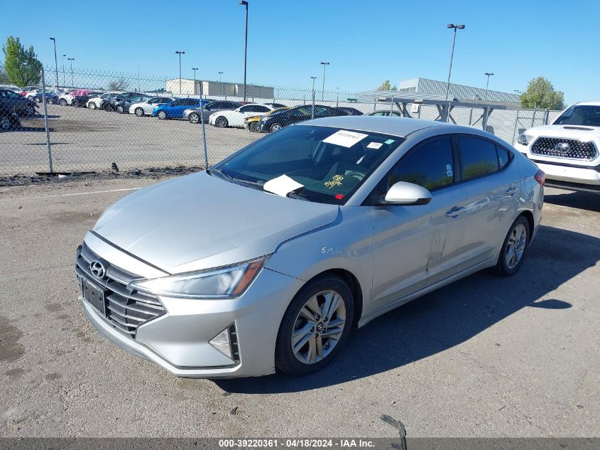 2019 Hyundai Elantra Sel VIN: 5NPD84LFXKH446308 Lot: 39220361