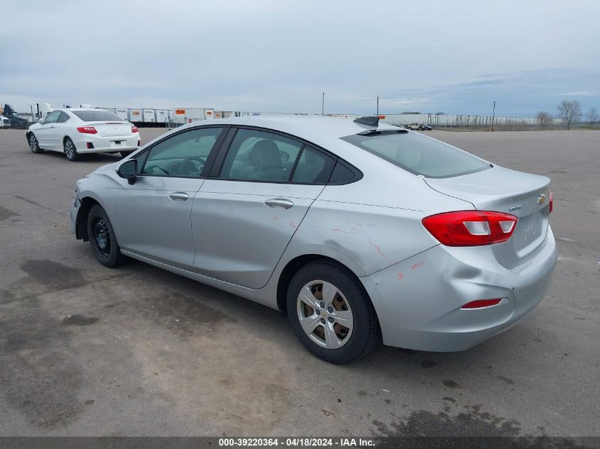 2017 Chevrolet Cruze Ls Manual VIN: 3G1BB5SM5HS524113 Lot: 39220364
