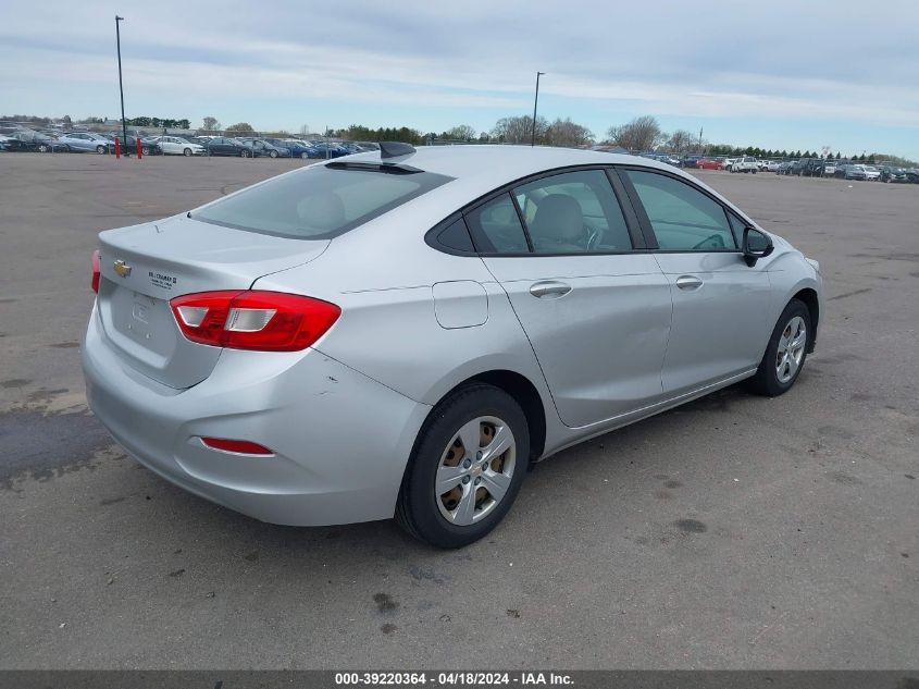 2017 Chevrolet Cruze Ls Manual VIN: 3G1BB5SM5HS524113 Lot: 39220364