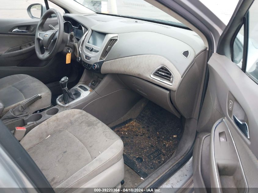 2017 Chevrolet Cruze Ls Manual VIN: 3G1BB5SM5HS524113 Lot: 39220364