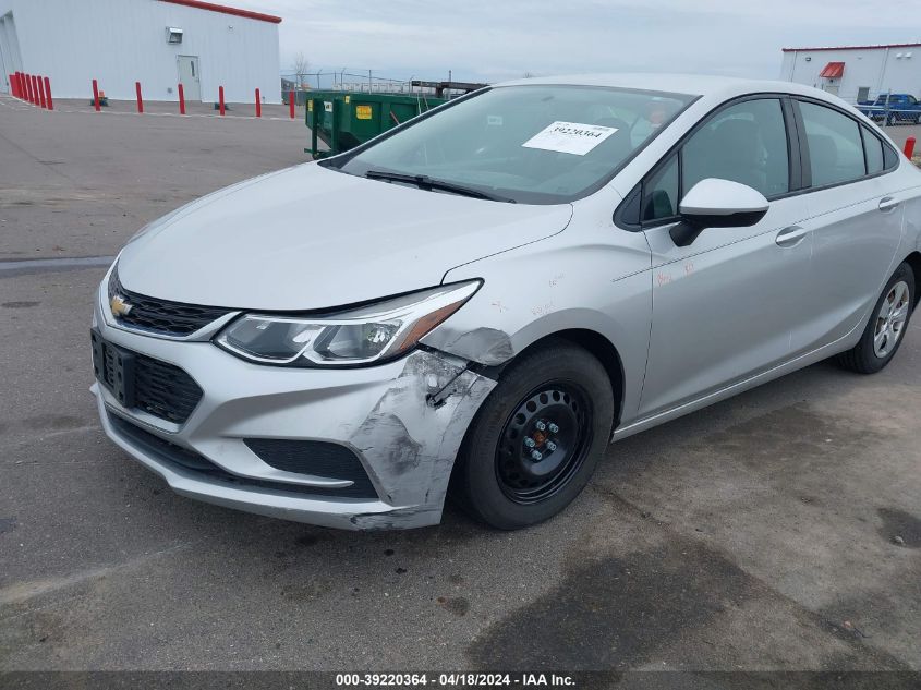 2017 Chevrolet Cruze Ls Manual VIN: 3G1BB5SM5HS524113 Lot: 39220364