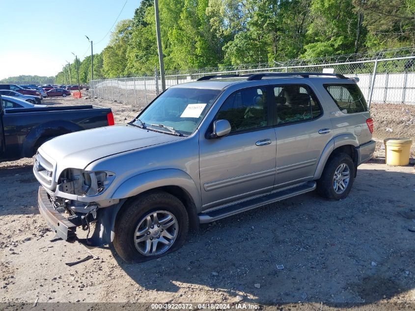 2004 Toyota Sequoia Limited V8 VIN: 5TDBT48A84S230795 Lot: 39220372