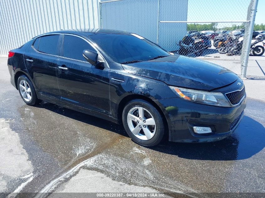 2015 Kia Optima Lx VIN: 5XXGM4A79FG481234 Lot: 39220387