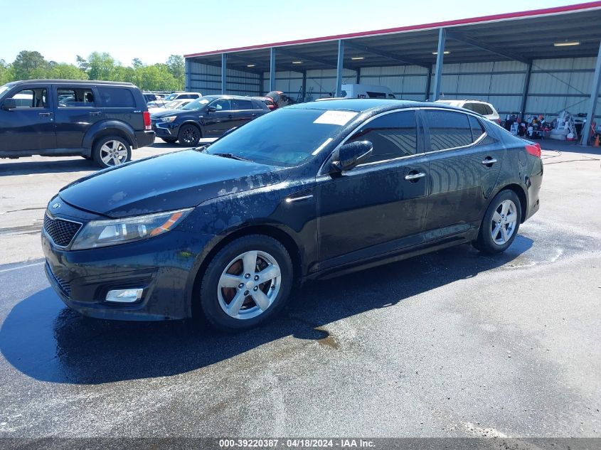2015 Kia Optima Lx VIN: 5XXGM4A79FG481234 Lot: 39220387