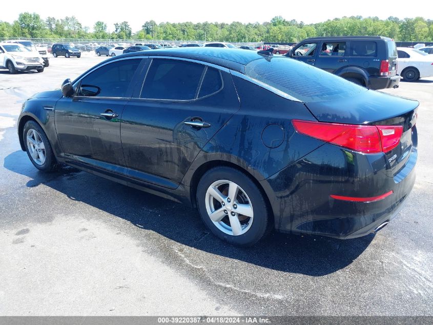 2015 Kia Optima Lx VIN: 5XXGM4A79FG481234 Lot: 39220387