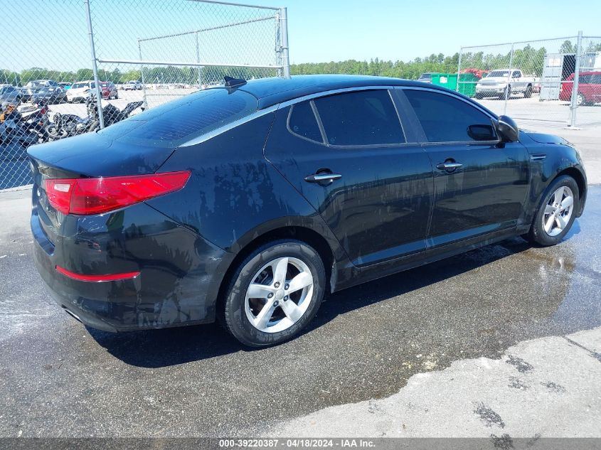 2015 Kia Optima Lx VIN: 5XXGM4A79FG481234 Lot: 39220387