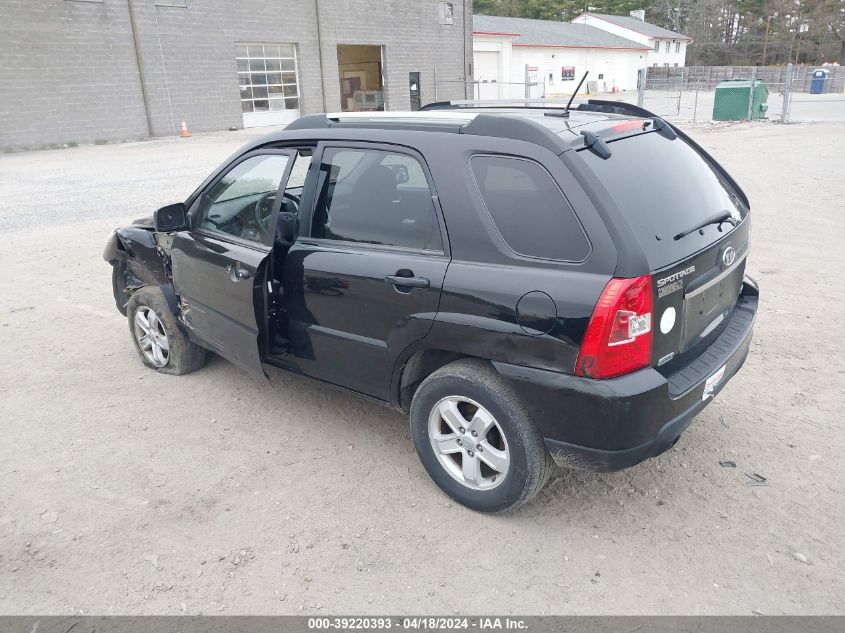 2010 Kia Sportage Lx V6 VIN: KNDKGCA34A7709621 Lot: 39220393