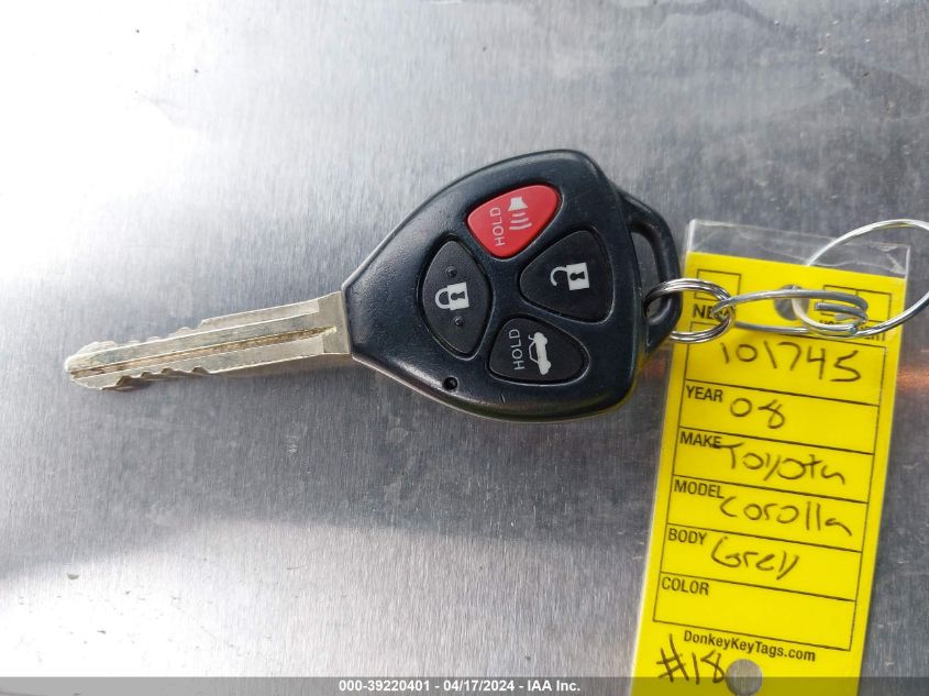 2009 Toyota Corolla S VIN: 1NXBU40E79Z094959 Lot: 39220401