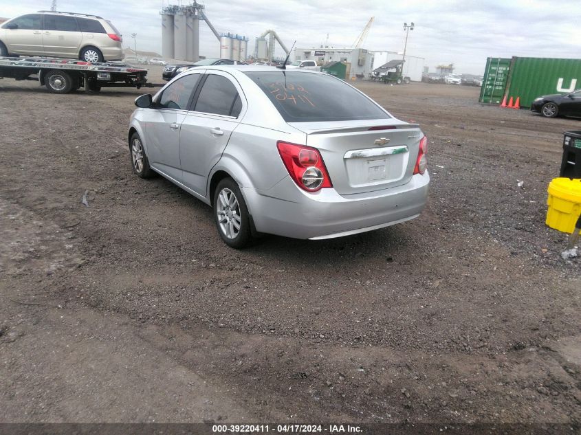 2013 Chevrolet Sonic Lt Auto VIN: 1G1JC5SG4D4113198 Lot: 39220411