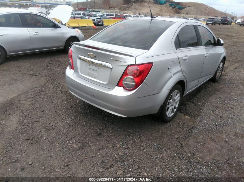 2013 Chevrolet Sonic Lt Auto VIN: 1G1JC5SG4D4113198 Lot: 39220411