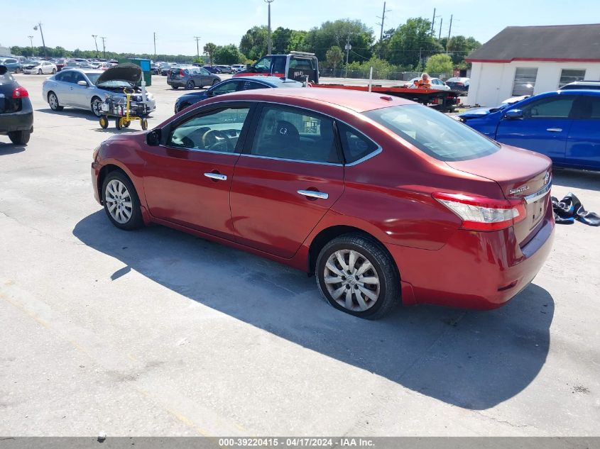 2015 Nissan Sentra Sv VIN: 3N1AB7AP1FY298109 Lot: 39220415