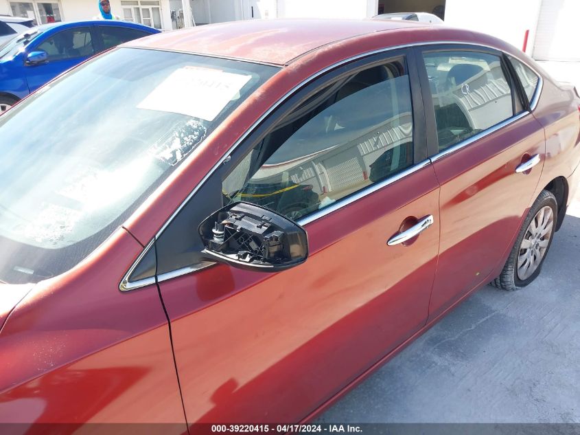 2015 Nissan Sentra Sv VIN: 3N1AB7AP1FY298109 Lot: 39220415