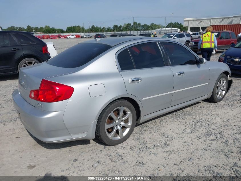 2006 Infiniti G35 VIN: JNKCV51E56M508986 Lot: 39220420