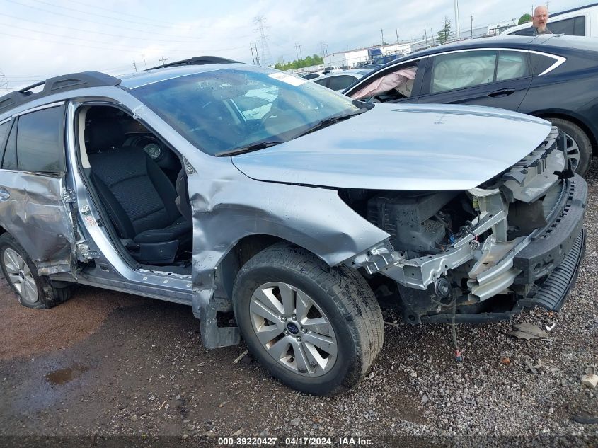 2017 Subaru Outback 2.5I Premium VIN: 4S4BSAHC6H3270086 Lot: 39220427